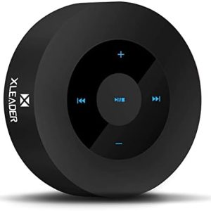 [Smart Touch] Wireless Speaker XLeader SoundAngel A8 (3rd Gen) 5W Bass Small Speaker with Portable Waterproof Case 15h Playtime Support Mic TF card Aux for Tablet Laptop Office Beach Camping Xmas Gift
