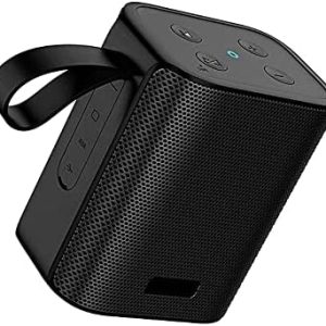 Bluetooth Speaker - Wireless Portable Speaker - 17h Playtime, Hands-Free Calling, HiFi Sound, Small Size - Control Button, Built-in Mic, TF Card, Aux, Type-c Port.